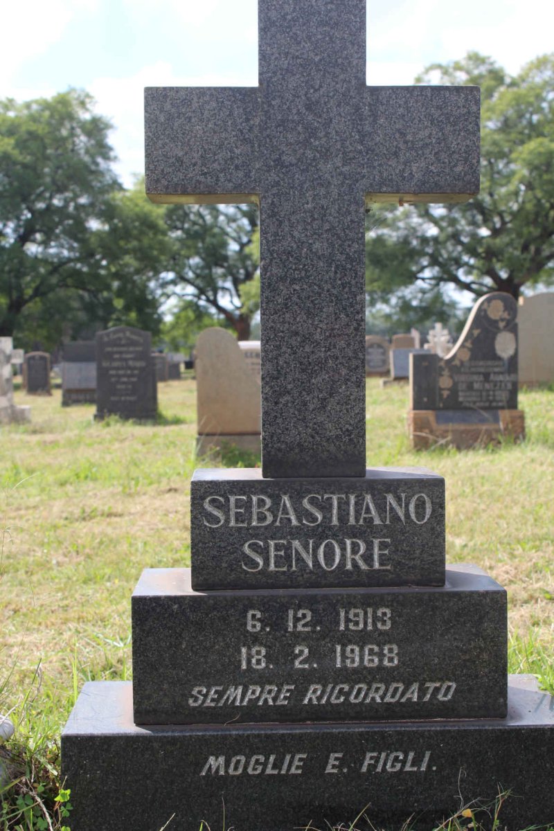 SENORE Sebastiano 1913-1968