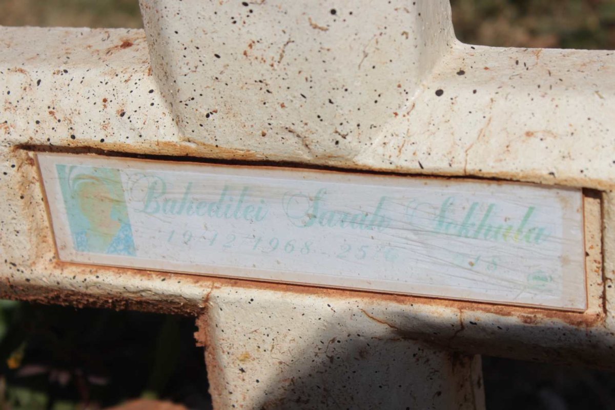 SEKHULA Bahedilei Sarah 1968-2018