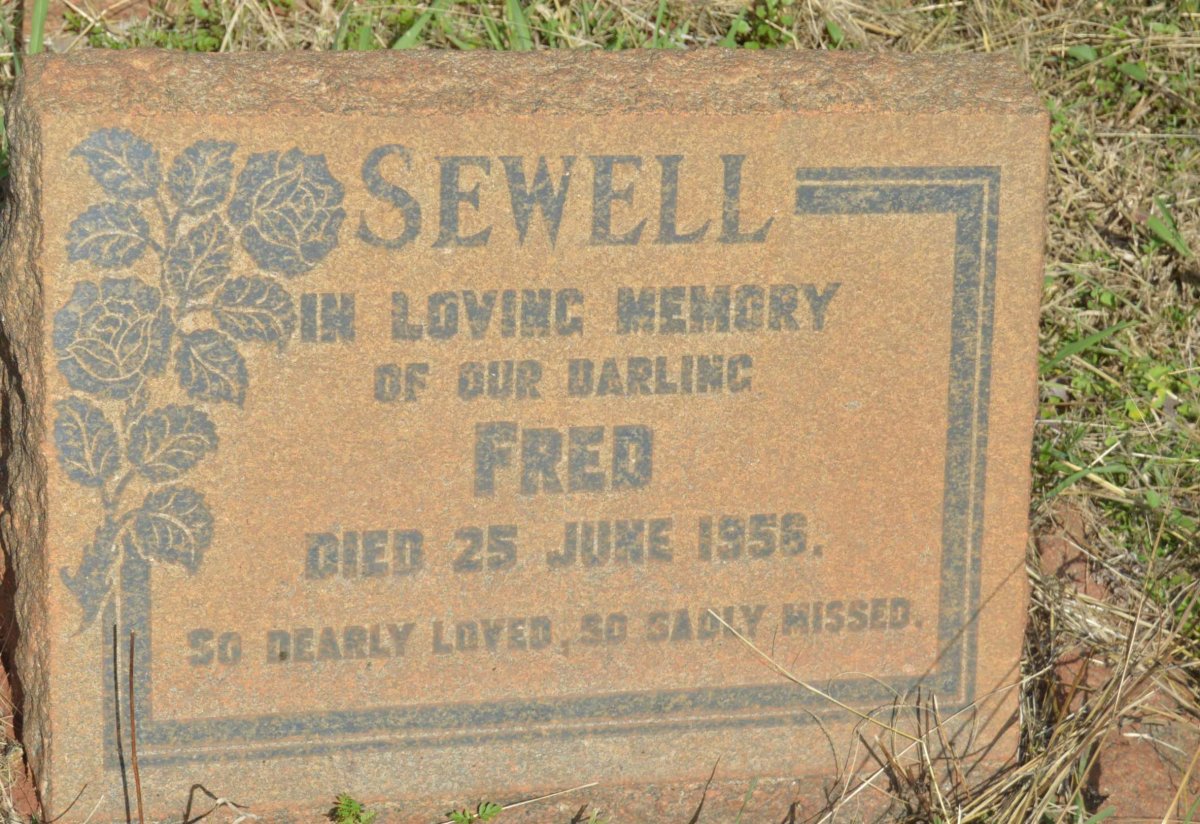 SEWELL Fred -1956
