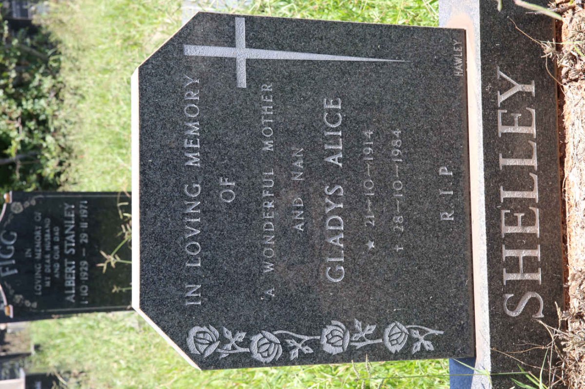 SHELLEY Gladys Alice 1914-1984