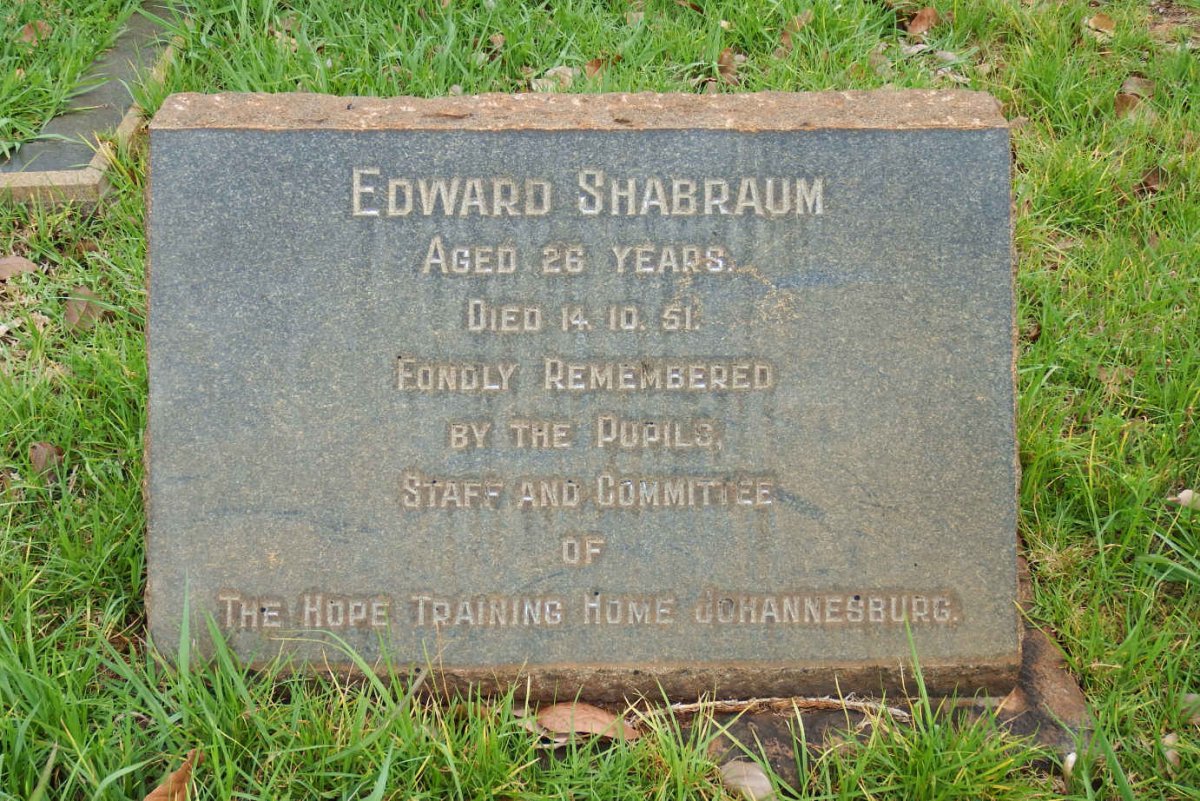 SHABRAUM Edward -1951