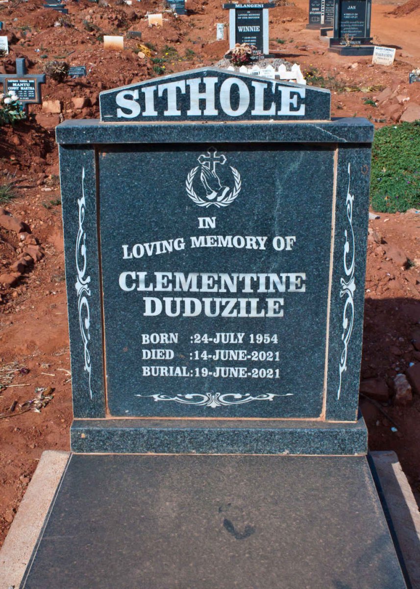 SITHOLE Clementine Duduzile 1954-2021