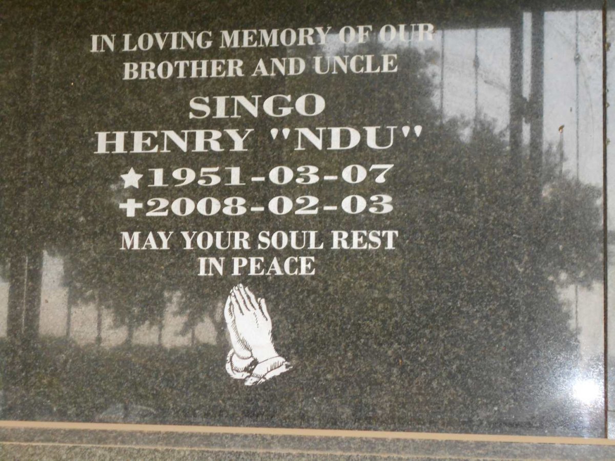 SINGO Henry 1951-2008