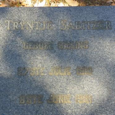 SABITZER Tryntje nee SIELING 1910-1981