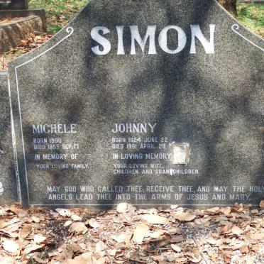 SIMON Michele 1890-1955 :: SIMON Johnny 1924-1991