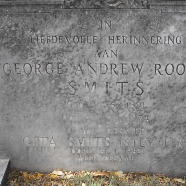 SMITS George Andrew Rooth 1891-1974 &amp; Gita STEYTLER -1982
