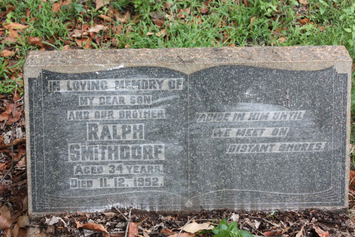 SMITHDORF Ralph -1952