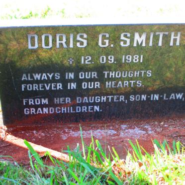 SMITH Doris G. -1981