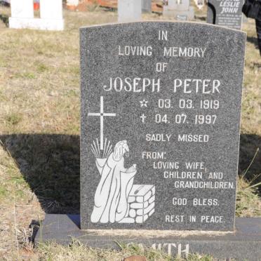 SMITH Joseph Peter 1919-1997