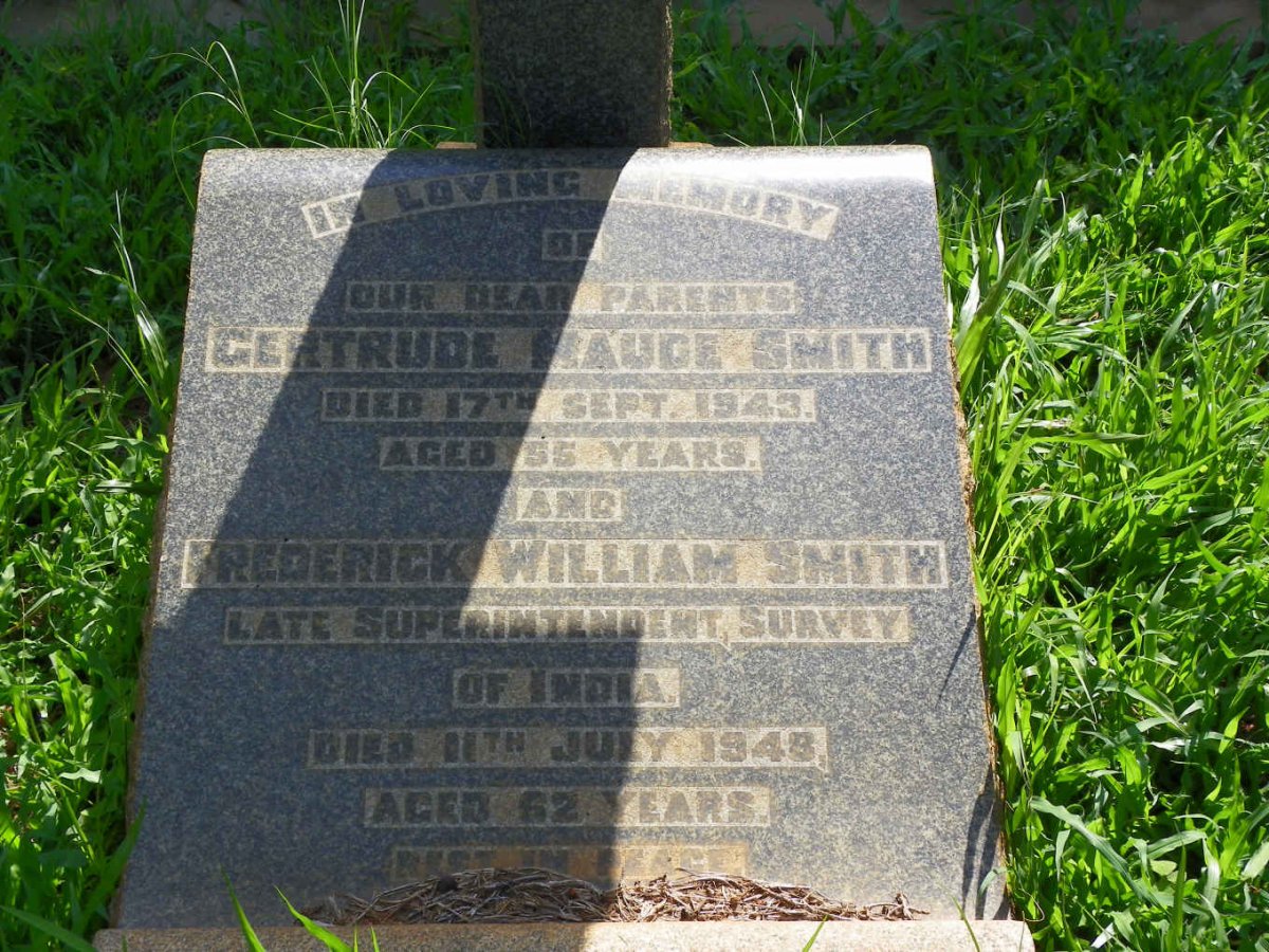 SMITH Frederick William -1948 &amp; Gertrude Maude -1943