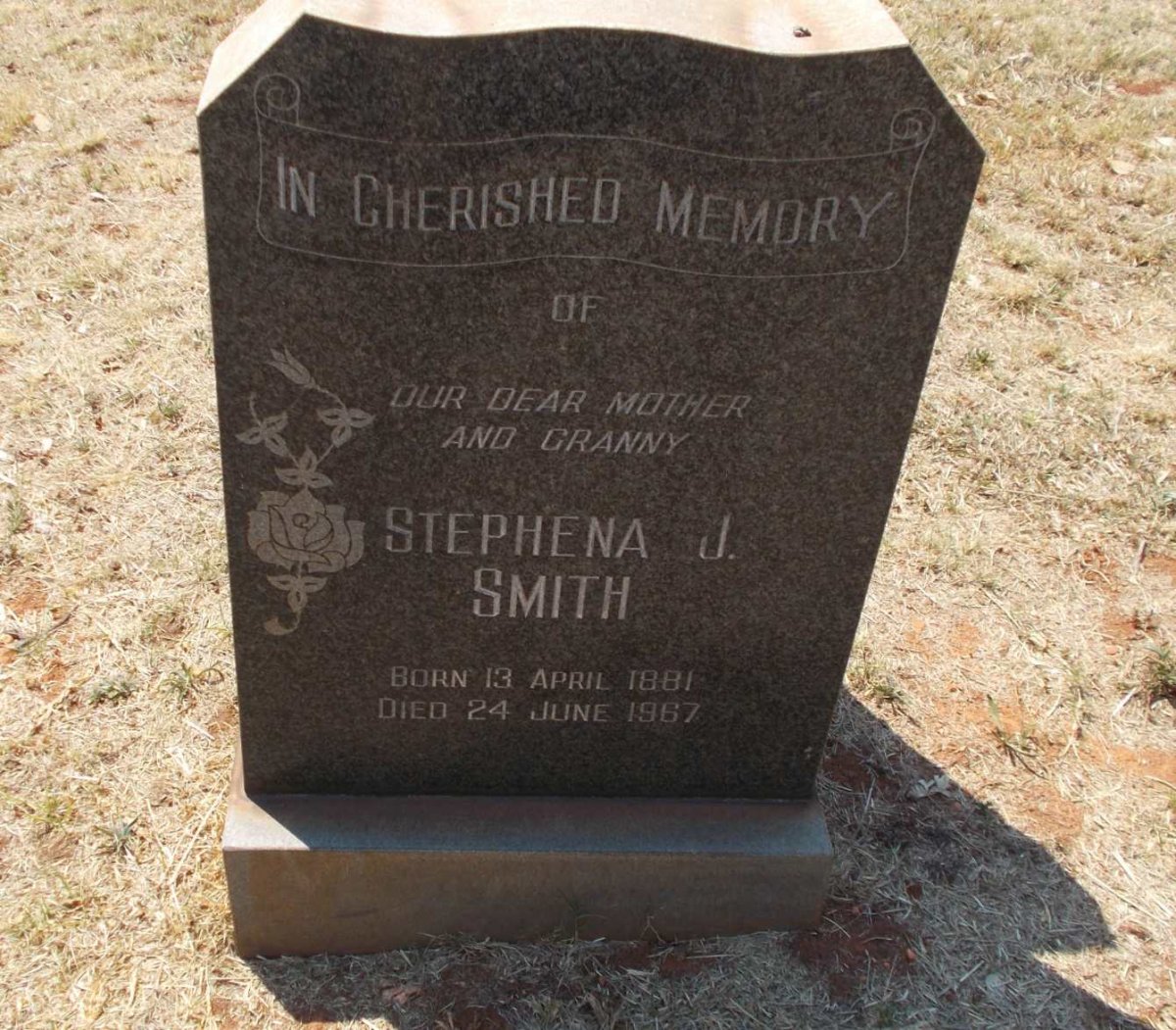 SMITH Stephena J. 1881-1967