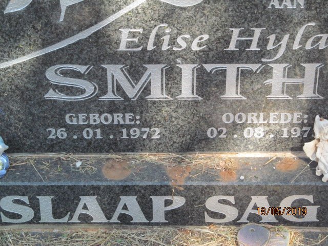 SMITH Elise Hyla 1972-197?