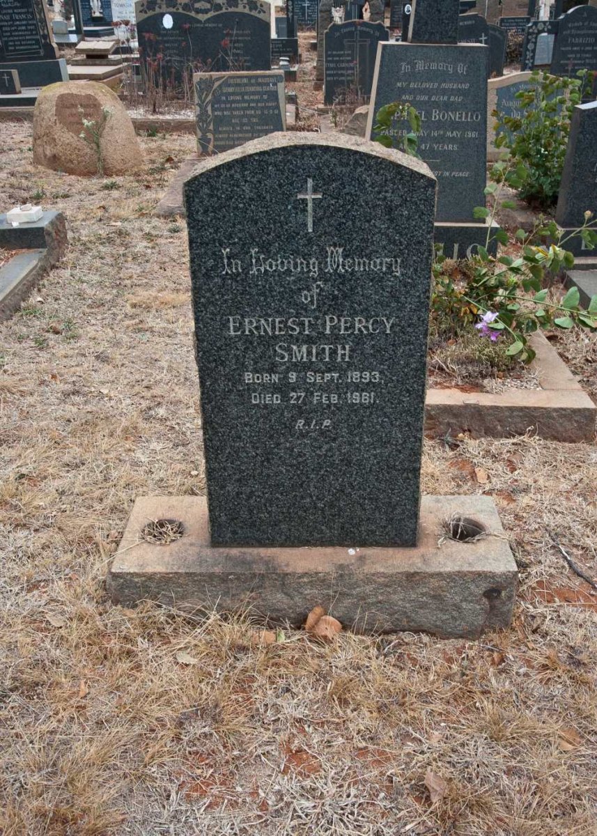 SMITH Ernest Percy 1893-1981