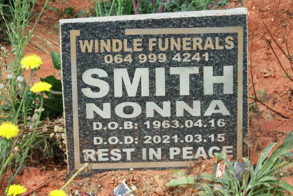 SMITH Nonna 1963-2021