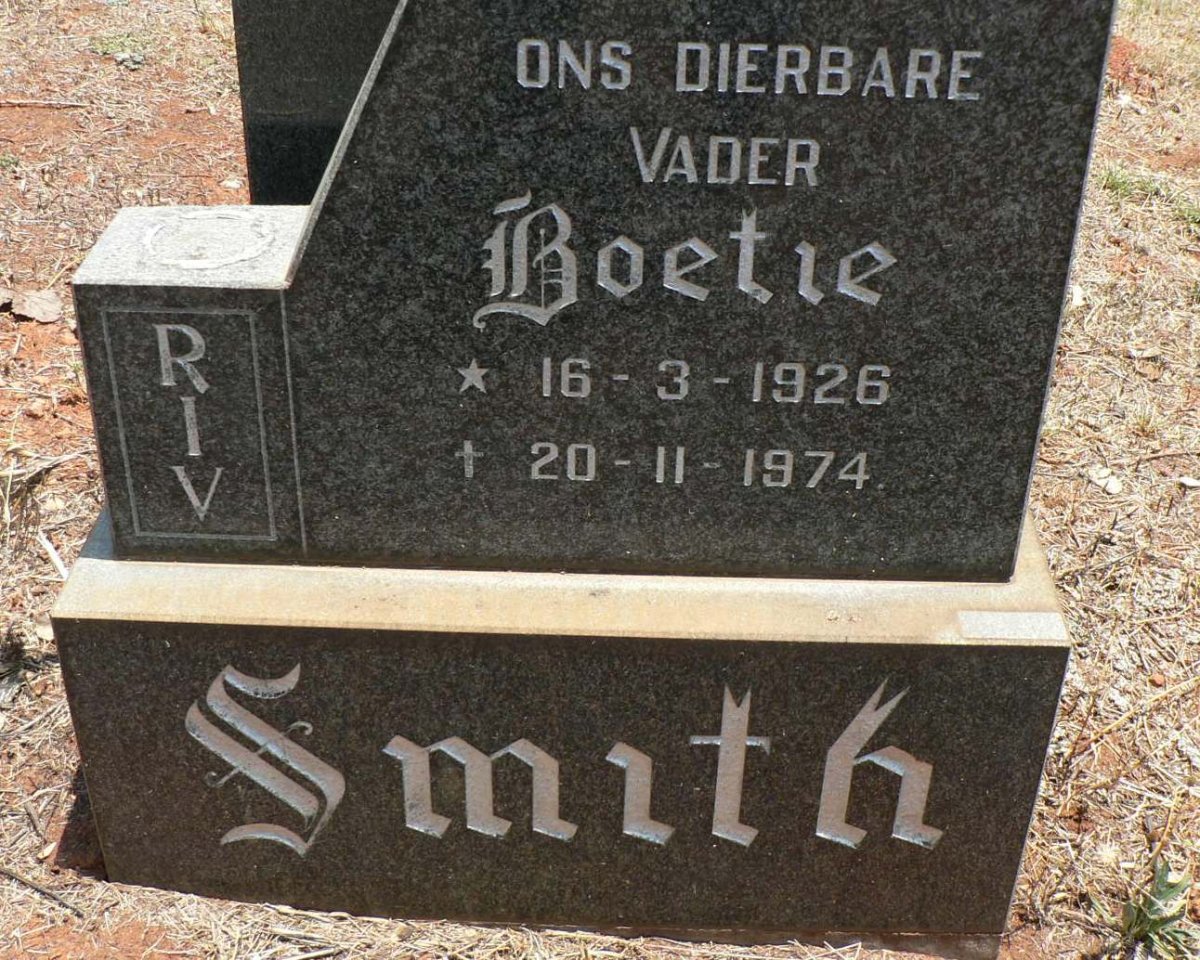 SMITH Boetie 1926-1974