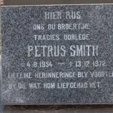 SMITH Petrus 1954-1972