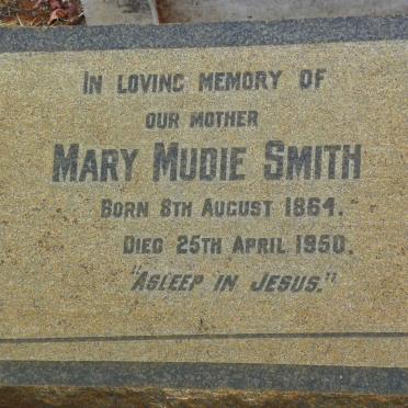 SMITH Mary Mudie 1864-1950