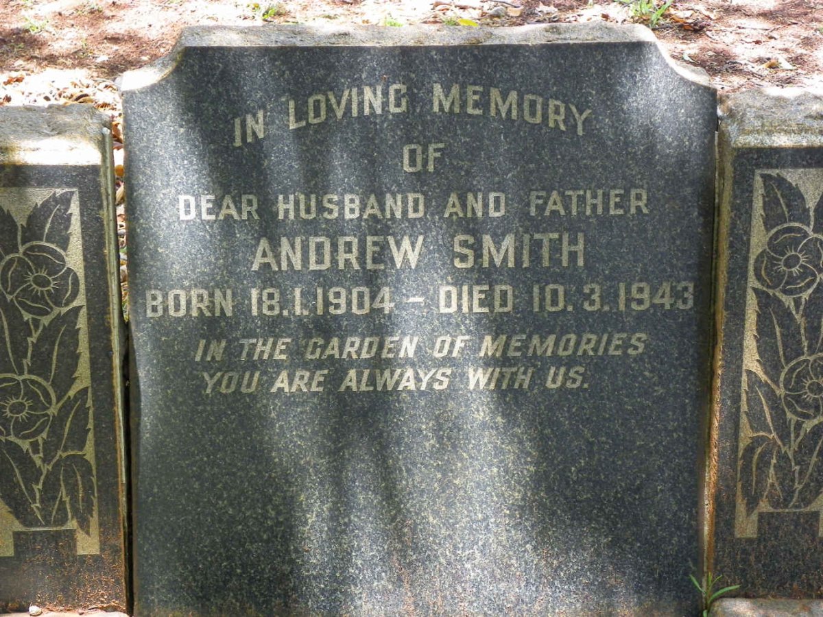 SMITH Andrew 1904-1943