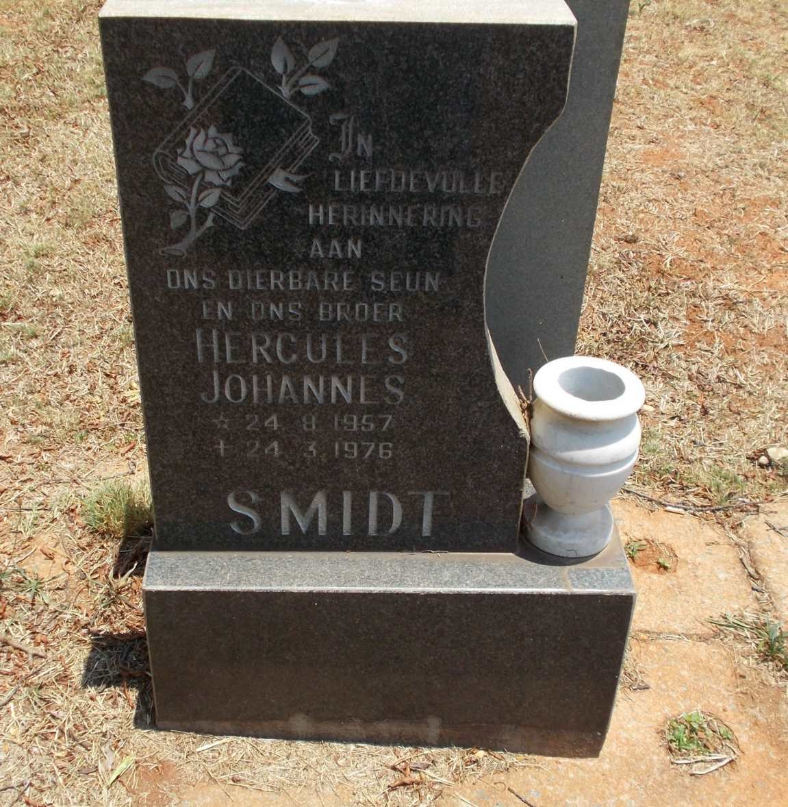 SMIDT Hercules Johannes 1957-1976