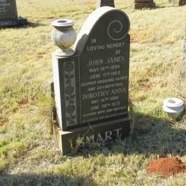 SMART John James 1894-1968 &amp; Dorothy Anna 1888-1973