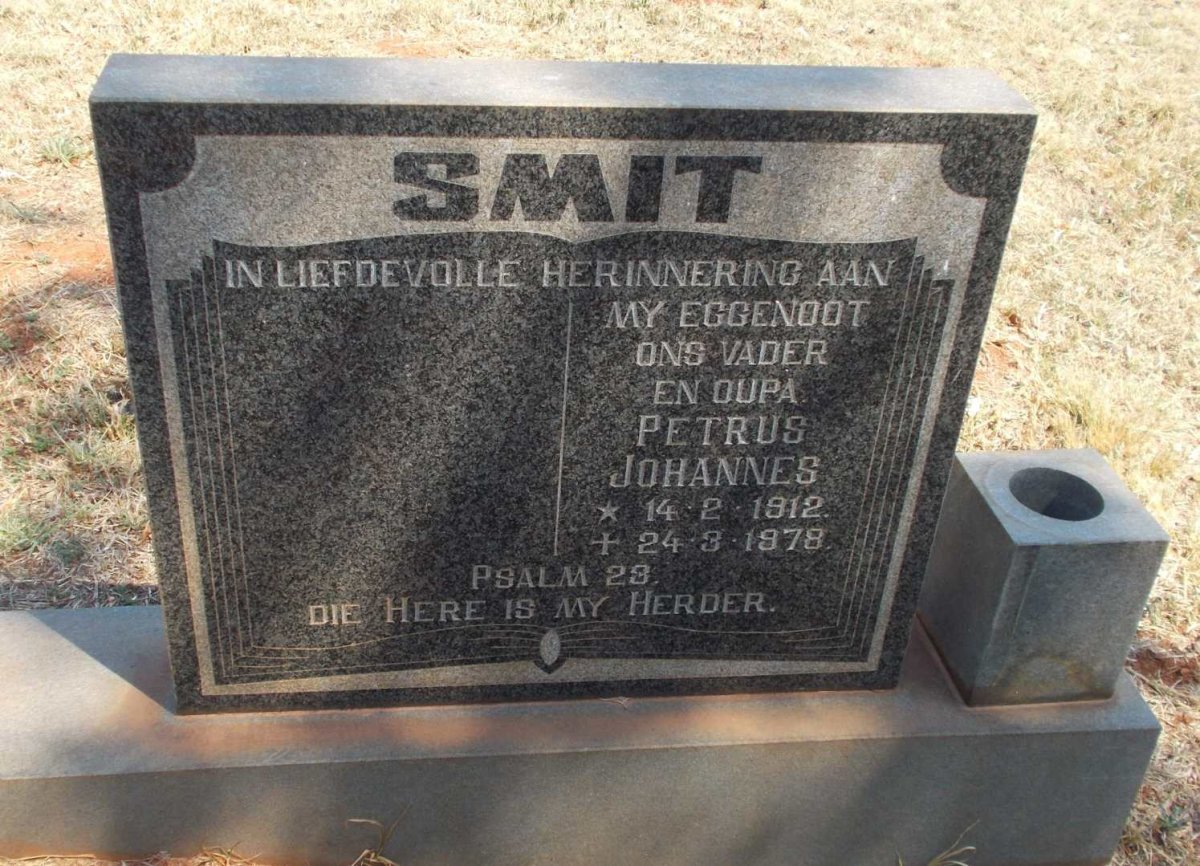 SMIT Petrus Johannes 1912-1978