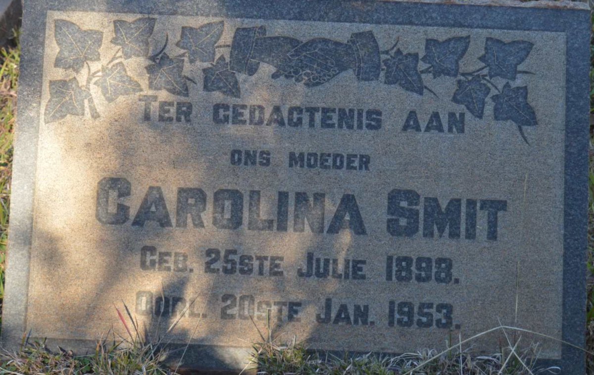 SMIT Carolina 1898-1953