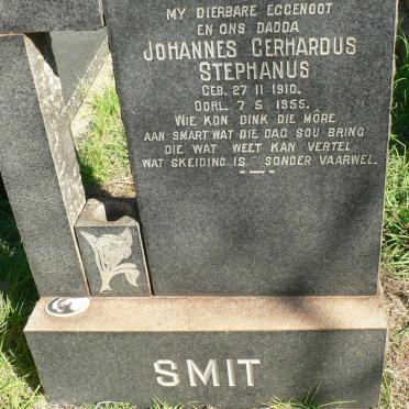 SMIT Johannes Gerhardus Stephanus 1910-1955