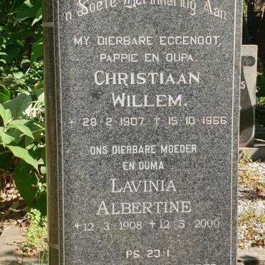 SMIT Christiaan Willem 1907-1966 &amp; Lavinia Albertine 1908-2000