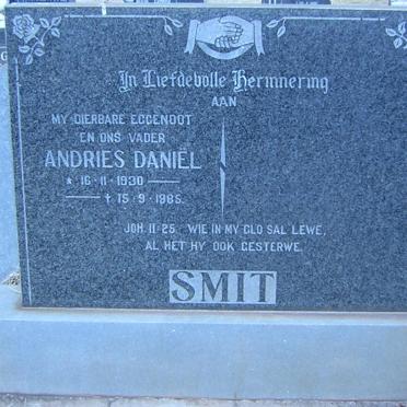 SMIT Andries Daniel 1930-1985