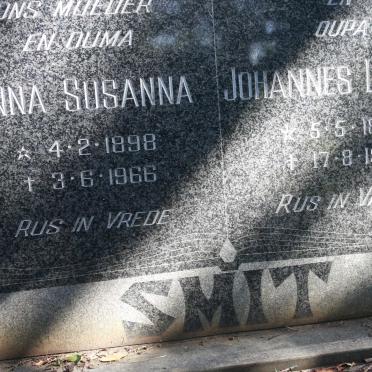 SMIT Johannes Lefras 1898-1981 &amp; Anna Susanna 1898-1966