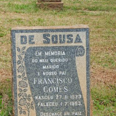 SOUSA Francisco Gomes, de 1923-1963