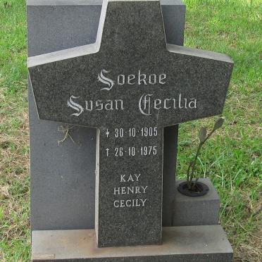 SOEKOE Susan Cecilia 1905-1975