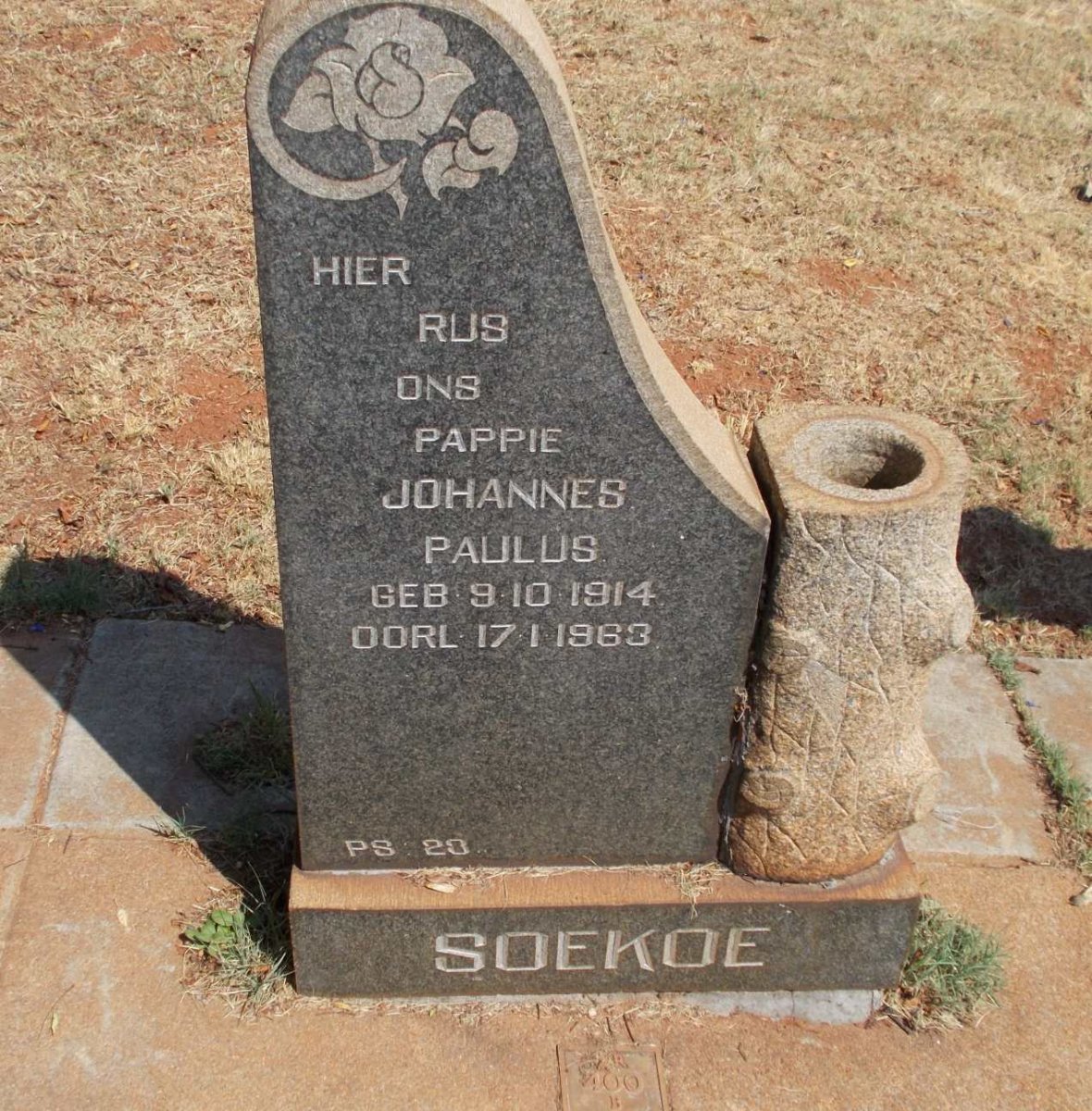 SOEKOE Johannes Paulus 1914-1963
