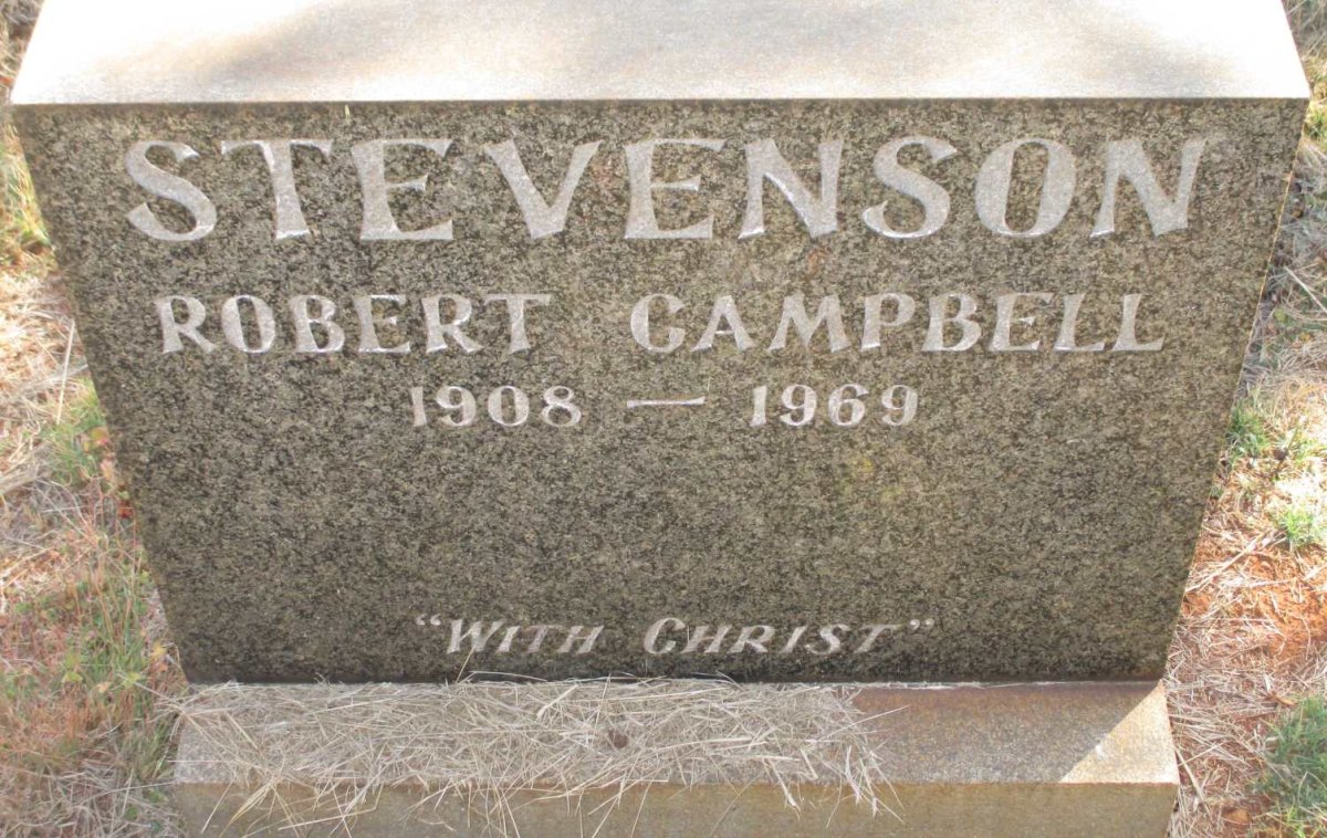 STEVENSON Robert Campbell 1908-1969