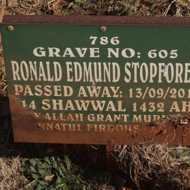 STOPFOREH Ronald Edmund -2011