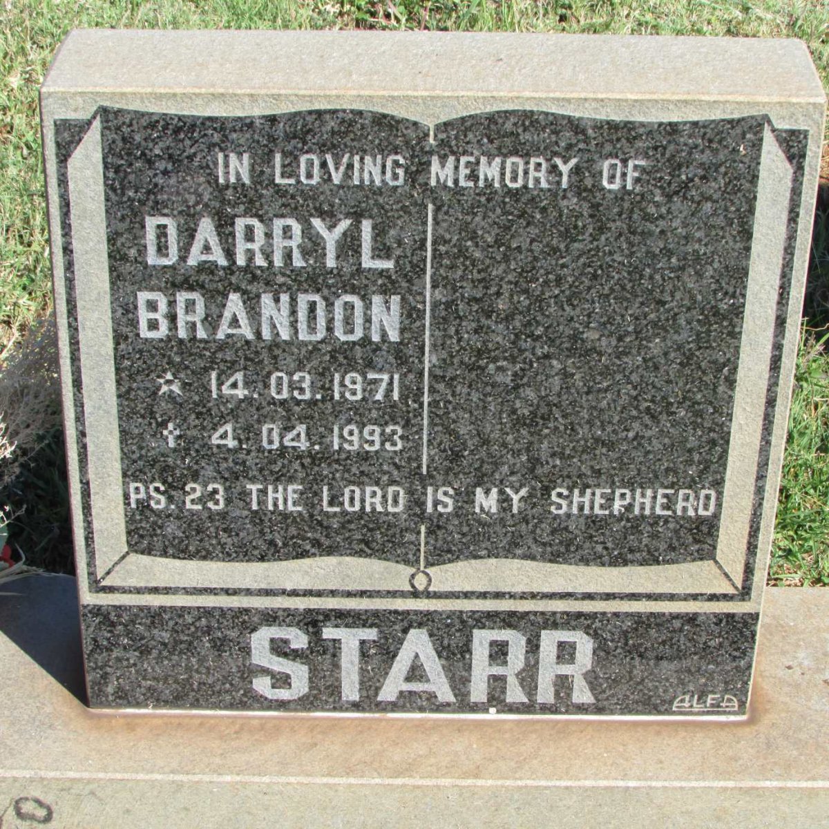 STARR Darryl Brandon 1971-1993