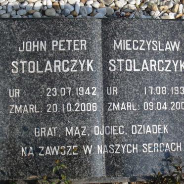 STOLARCZYK Anatol 1904-1983 :: STOLARCZYK Helena 1909-1990 :: STOLARCZYK Ryszard Piotr 1959-1988