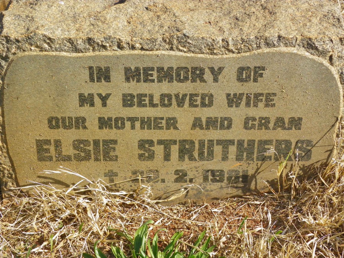 STRUTHERS Elsie -1981