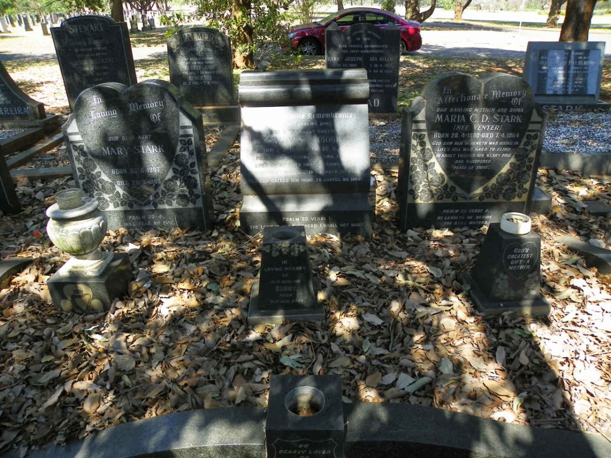 STARK Maria C.D. nee VENTER 1880-1964 :: STARK Mary 1907-1990 :: STARK Johannes H. 1917-1956