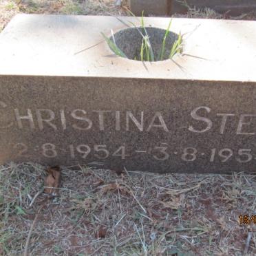 STEYN Christina 1954-1954