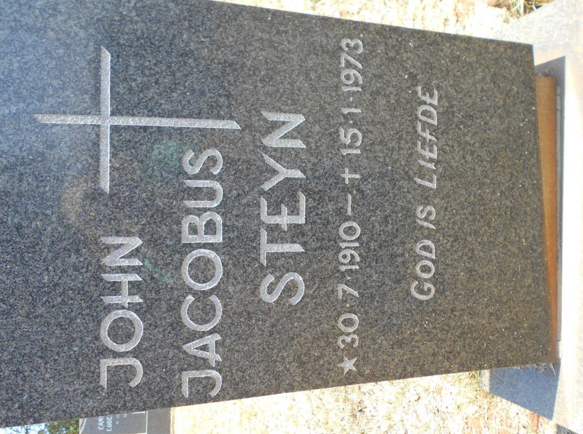 STEYN John Jacobus 1910-1973