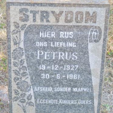 STRYDOM Petrus 1927-1961