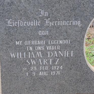 SWARTZ William Daniel 1924-1971
