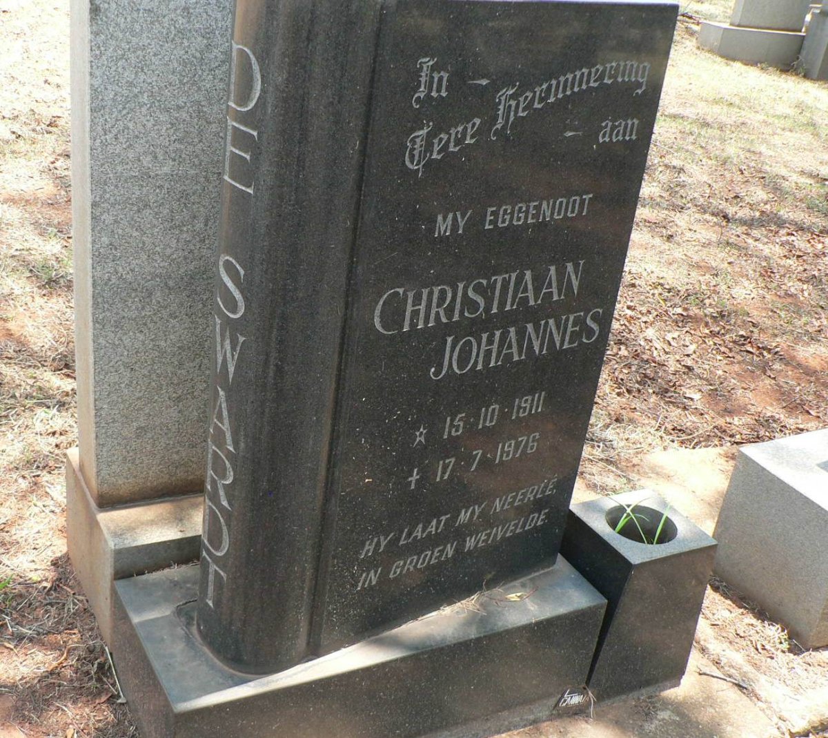 SWARDT Christiaan Johannes, de 1911-1976