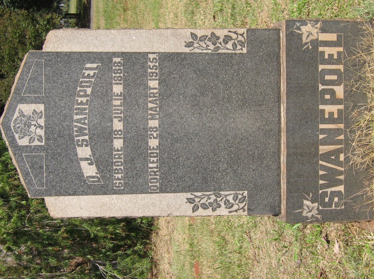 SWANEPOEL D.J. 1888-1955
