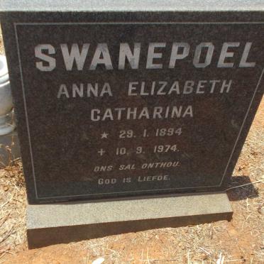 SWANEPOEL Anna Elizabeth Catharina 1894-1974