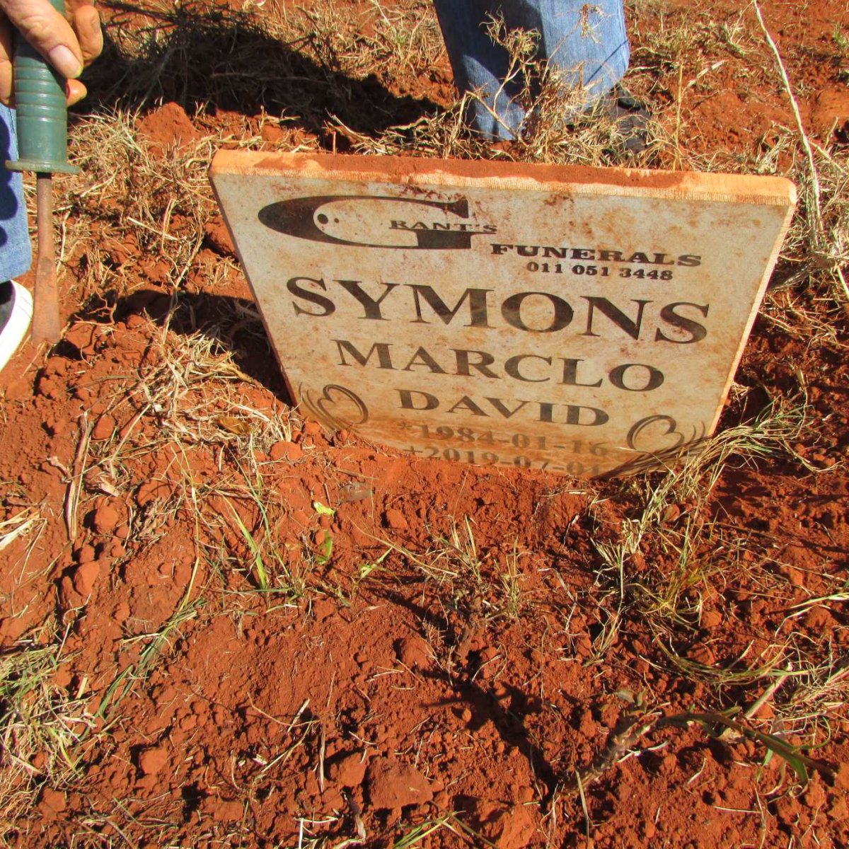 SYMONS Marclo David 1984-2019