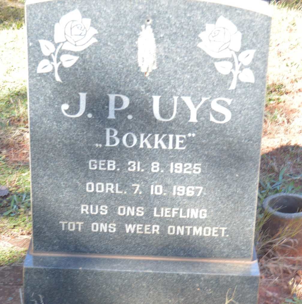 UYS J.P. 1925-1967