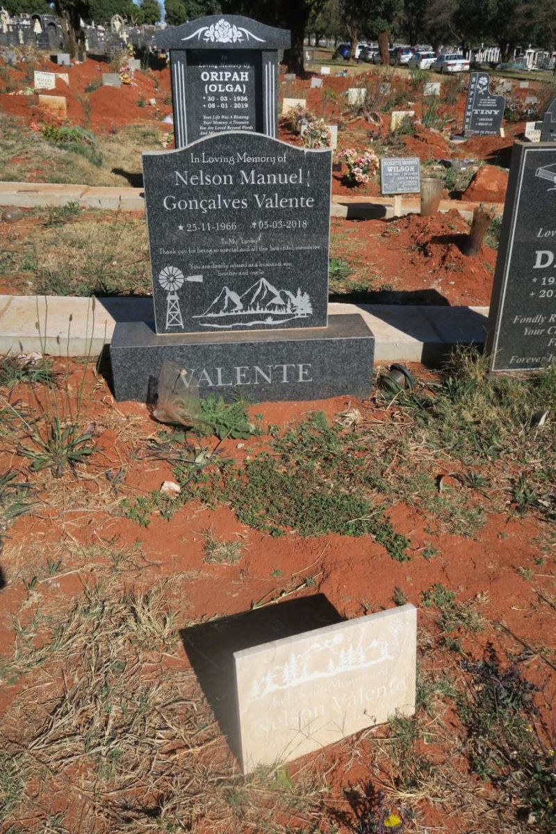 VALENTE Nelson Manuel Goncalves 1966-2018