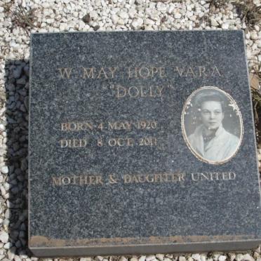 VARA W. May Hope 1920-2011 :: VARA Eugenie Avril 1941-1957